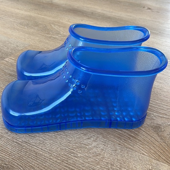 Foot Bath Circulation Portable massage scrub Spa Travel Pedicure Basin shoes - Picture 7 of 15